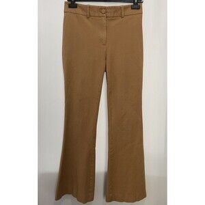 Le Lis Blanc Deux Flat Front Flare Stretch Wide Leg Pants SZ 40